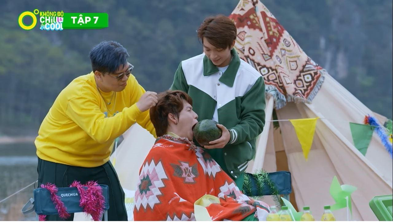 Khán giả được dịp cười sảng khoái với độ nhây của Tăng Phúc khi anh “báo” cả hội trưởng Quang Trung và ekip chương trình