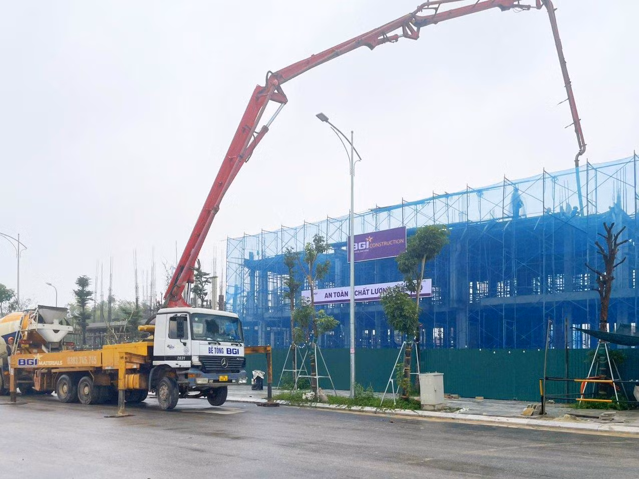 Hình ảnh tiến độ thi công tại công trường dự án BGI Topaz Downtown ghi nhận thời điểm tháng 12/2022. (Ảnh BGI) Hình ảnh tiến độ thi công tại công trường dự án BGI Topaz Downtown ghi nhận thời điểm tháng 12/2022. (Ảnh BGI)