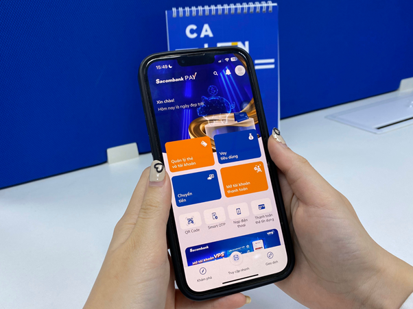 Tất cả chi tiêu thẻ đều sẽ được quản lý trực tiếp trên ứng dụng Sacombank Pay.