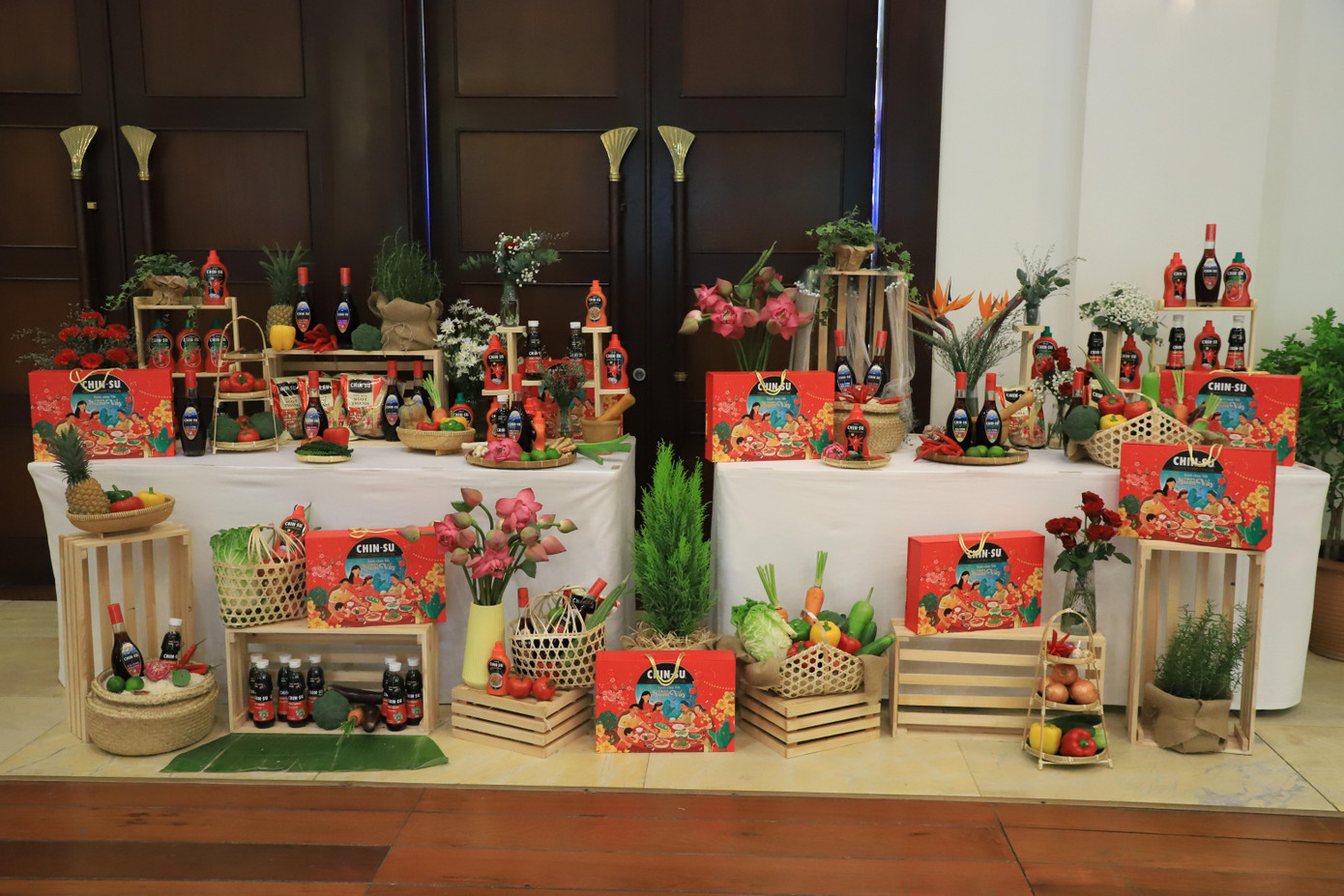Khu trưng bày các sản phẩm CHIN-SU tại sự kiện