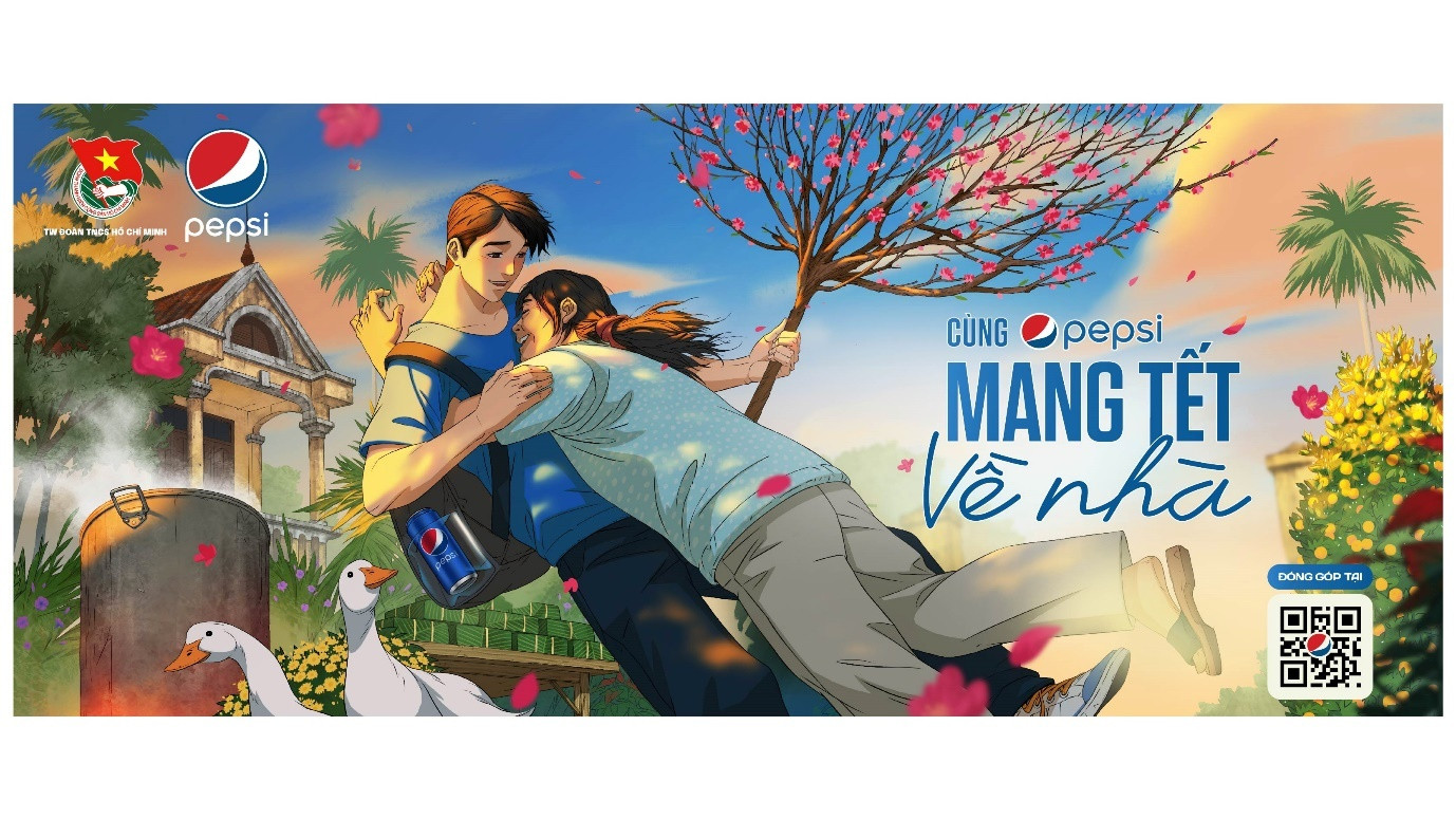 Cùng Pepsi mang tết đến với những gia đình tha phương Cùng Pepsi mang tết đến với những gia đình tha phương