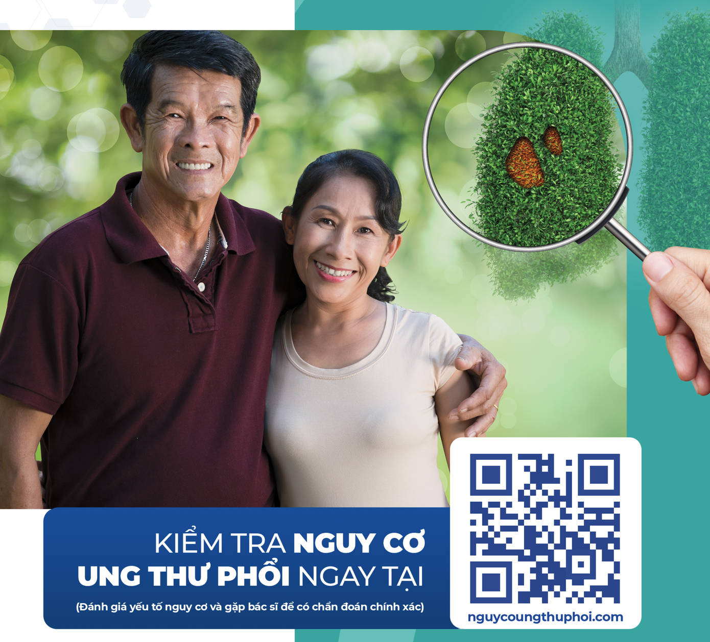 Kiểm tra nguy cơ ung thư phổi ngay tại nguycoungthuphoi.com