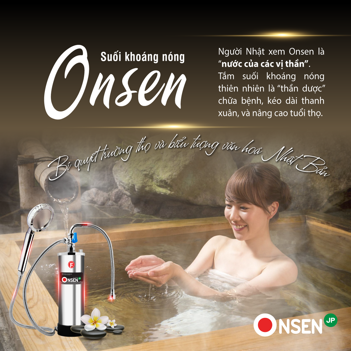 Tắm onsen là biểu tượng văn hoá Nhật Bản và bí quyết sống khoẻ mạnh, trẻ đẹp của người Nhật