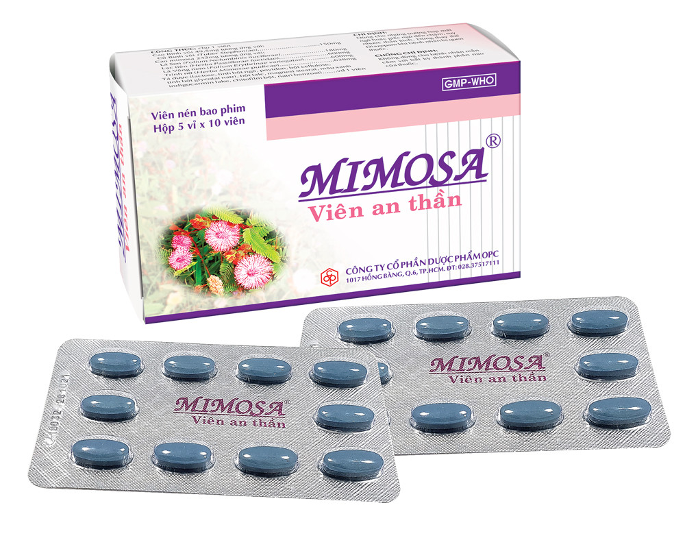 Viên an thần Mimosa – sản phẩm Thương hiệu Quốc gia 2022