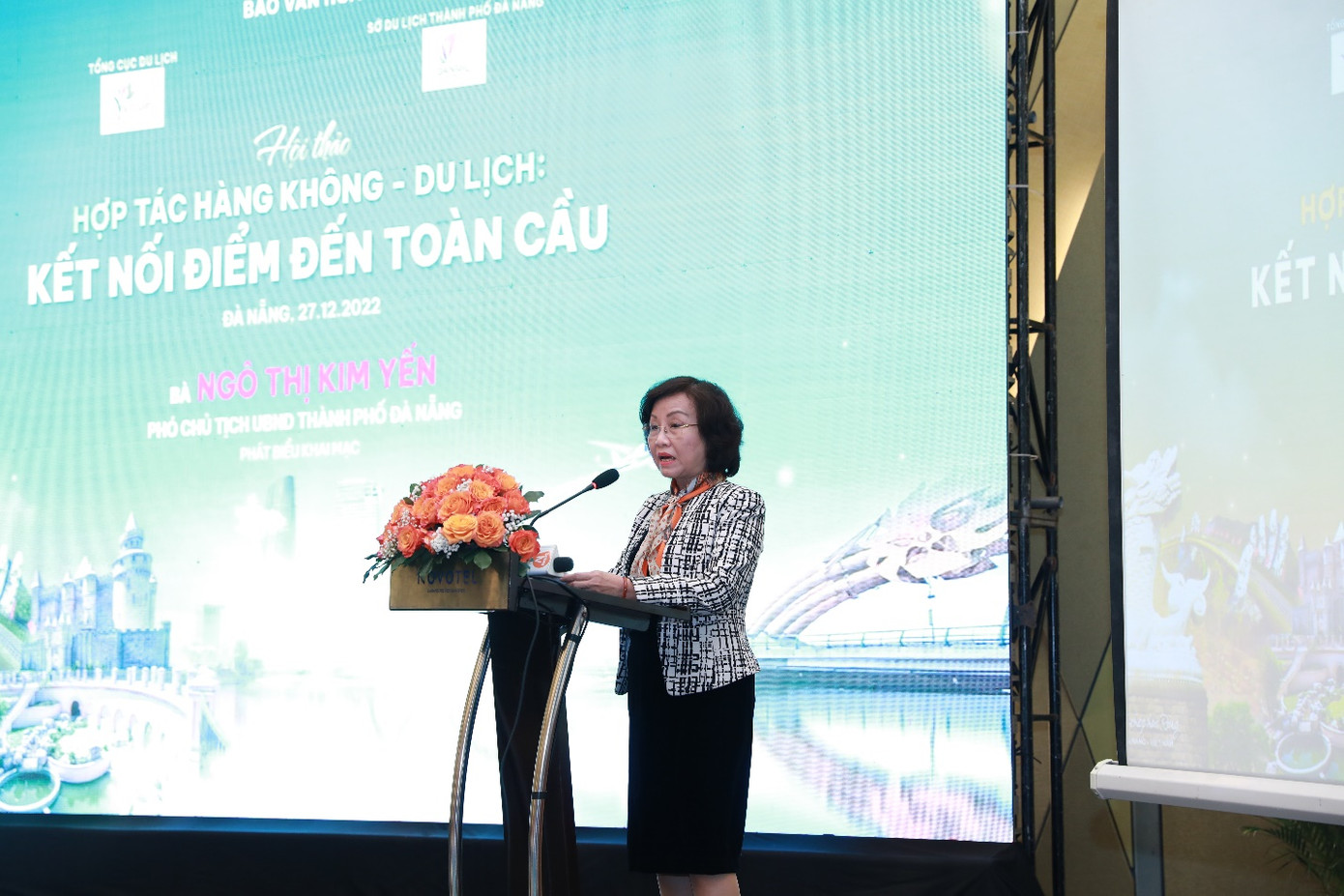 Phó Chủ tịch UBND TP Đà Nẵng Ngô Thị Kim Yến cho biết, TP sẽ tiếp tục quan tâm chỉ đạo, kịp thời tháo gỡ khó khăn để khôi phục du lịch - hàng không Phó Chủ tịch UBND TP Đà Nẵng Ngô Thị Kim Yến cho biết, TP sẽ tiếp tục quan tâm chỉ đạo, kịp thời tháo gỡ khó khăn để khôi phục du lịch - hàng không