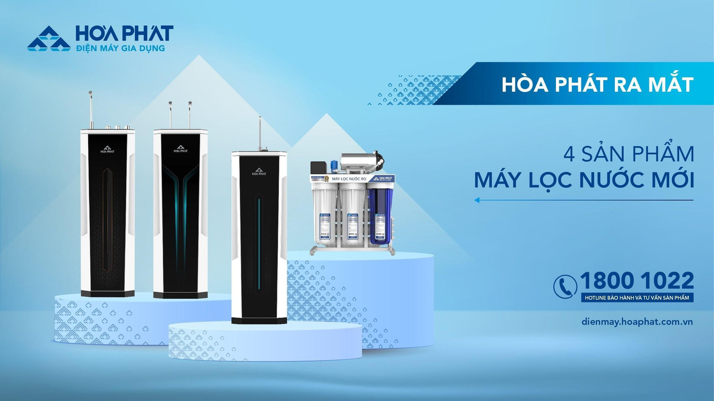 Điện máy gia dụng Hòa Phát ra mắt thêm nhiều sản phẩm máy lọc nước mới ảnh 1