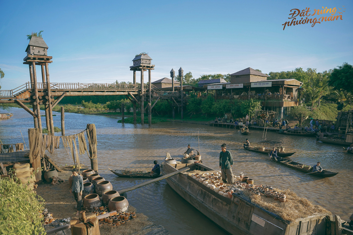 Chợ nổi thập niên 1920 lột tả nét sinh hoạt nhộn nhịp, sầm uất đặc trưng Nam Bộ