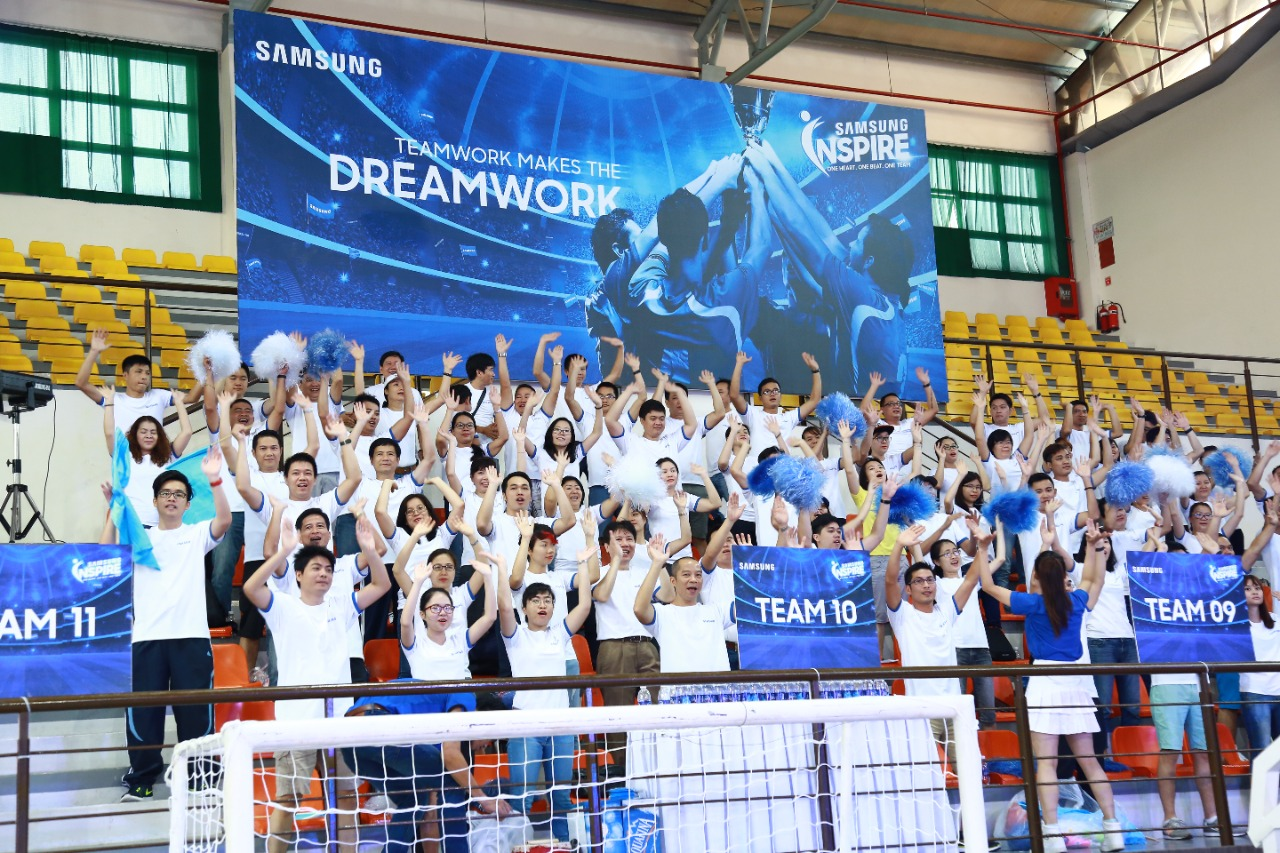 Những ngày hội gia đình, những giải đấu thể thao nội bộ luôn là các hoạt động được nhân viên Samsung hào hứng tham gia
