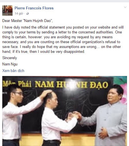 Chưởng môn Nam Huỳnh Đạo lẩn tránh lời thách đấu cao thủ Vịnh Xuân? ảnh 1