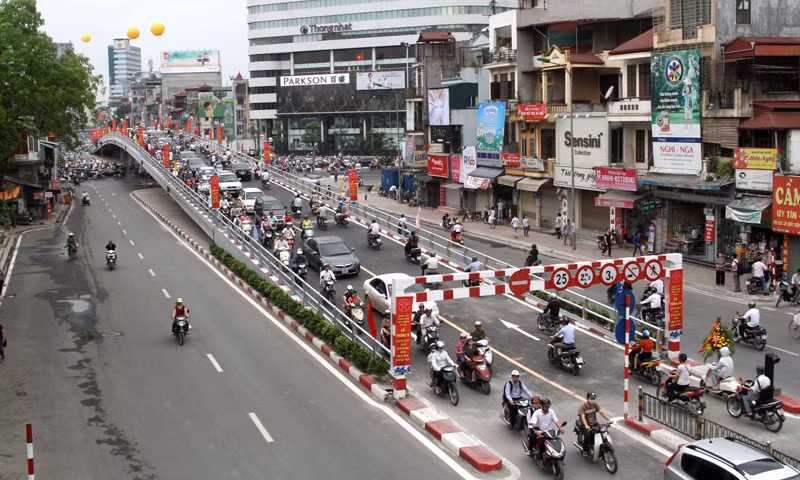 Cầu vượt thép góp phần giảm ách tắc trong giờ cao điểm tại hai nút giao thông