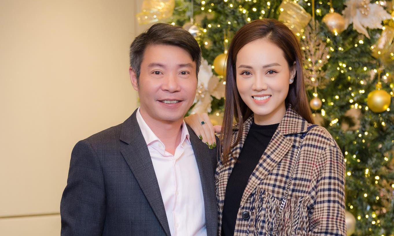 NSND Công Lý và bà xã Ngọc Hà.