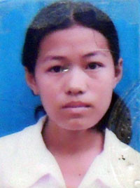 Chị Phượng năm 15 tuổi (chụp từ CMND) Ảnh: Xuân Bình