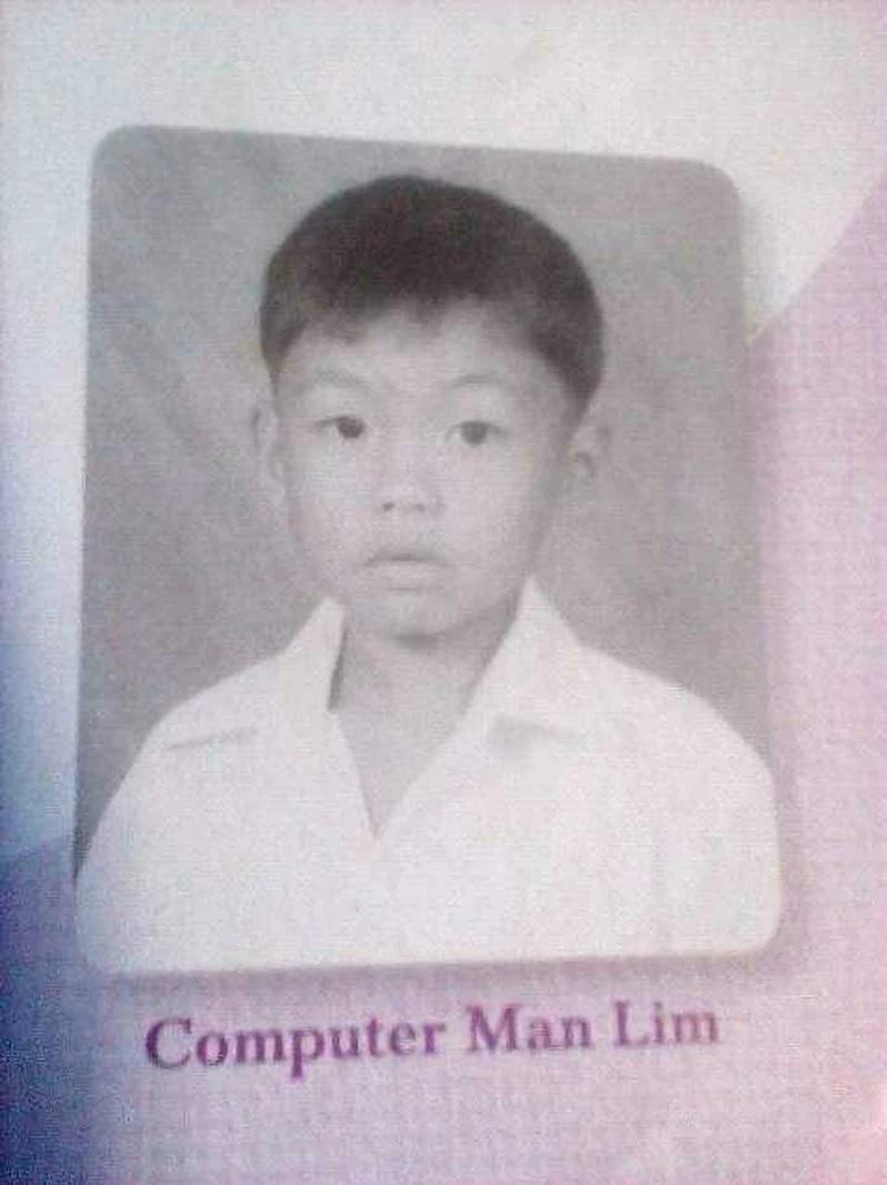 Computer Man khi còn nhỏ Computer Man khi còn nhỏ