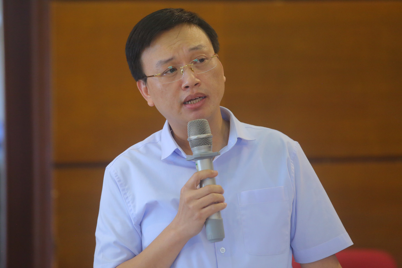 Tiến sĩ Trần Xuân Lượng đề xuất lập ngân hàng quản lý Condotel - Ảnh: Duy Phạm