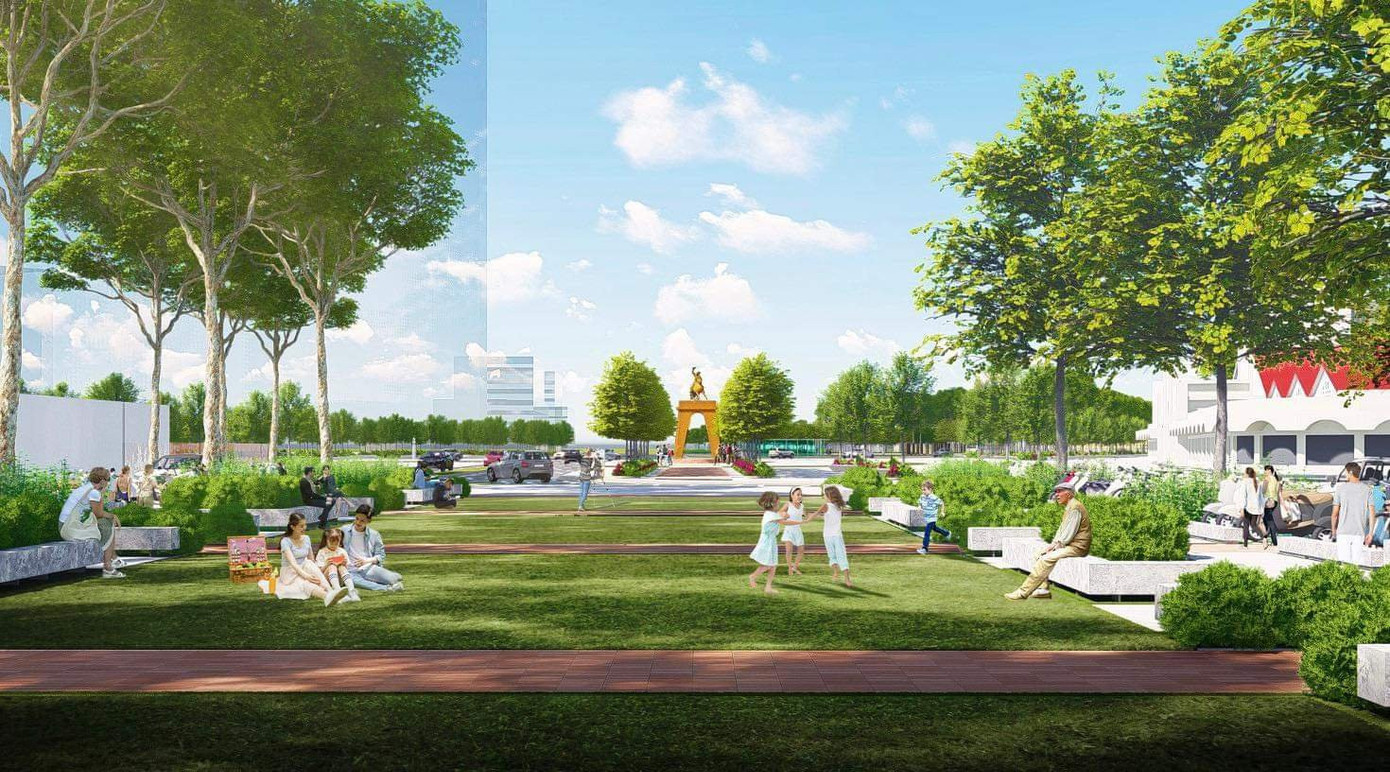 Một số hình ảnh phối cảnh về dự án cải tạo không gian trước chợ Bến Thành.