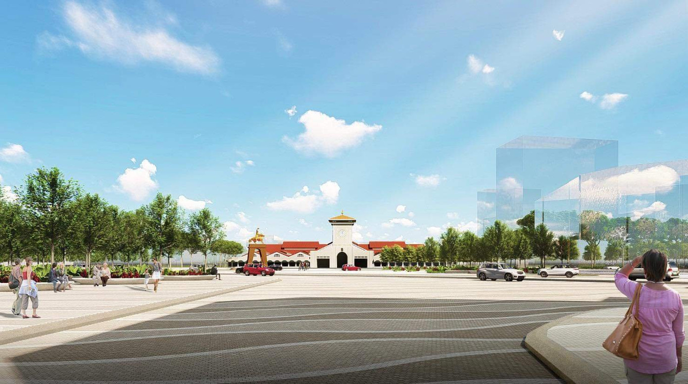 Một số hình ảnh phối cảnh về dự án cải tạo không gian trước chợ Bến Thành.