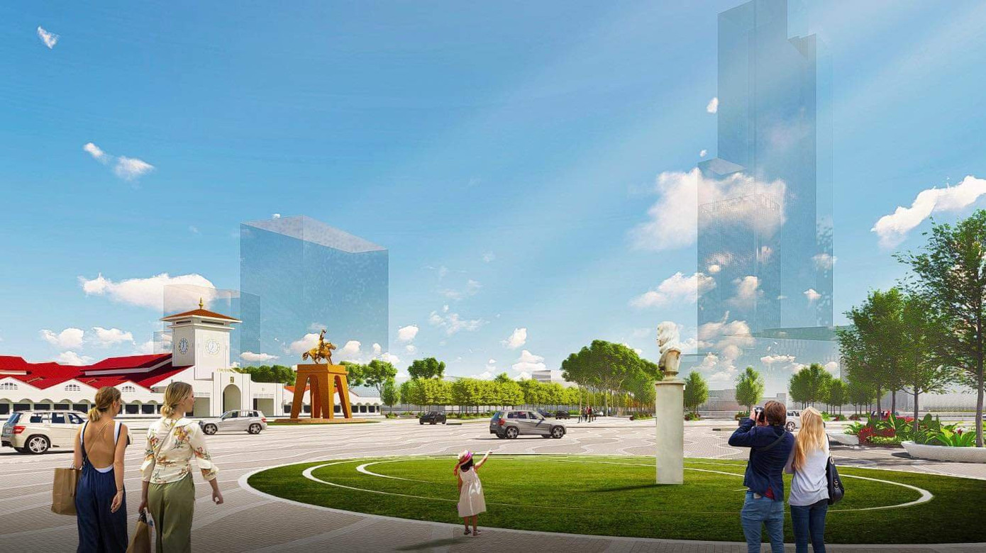 Dự án cải tạo được chia thành 4 phân vùng. Trong đó, tượng Trần Nguyên Hãn sẽ được phục dựng bằng chất liệu đồng tại vị trí cũ (vùng 1), trong khi tượng Quách Thị Trang được di dời từ công viên Bách Tùng Diệp về vùng 3.