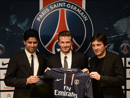 Beckham chính thức gia nhập PSG