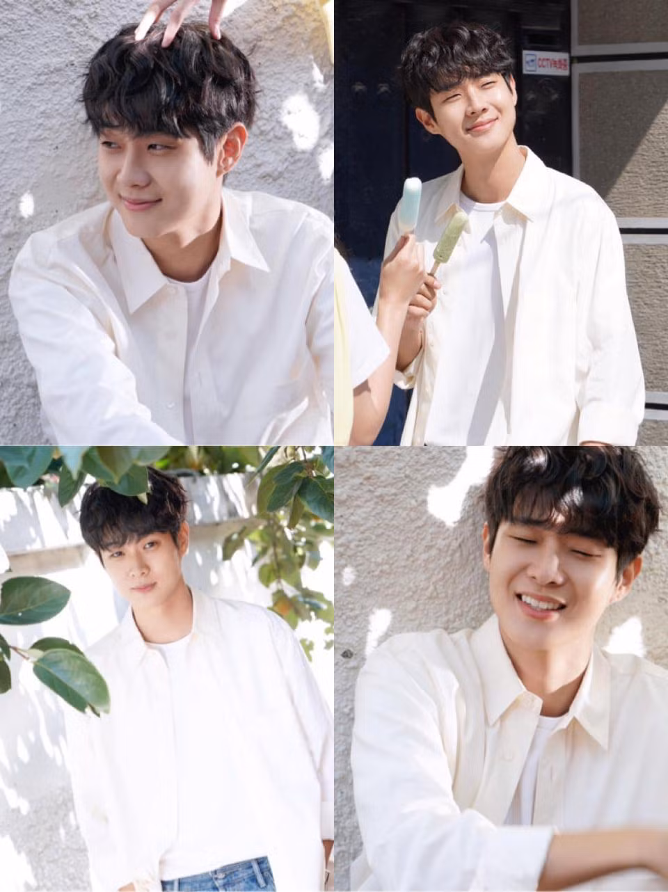 Tạo hình của Choi Woo Shik trong Our Beloved Summer. Tạo hình của Choi Woo Shik trong Our Beloved Summer.