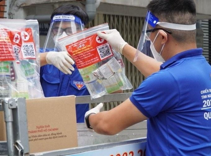 Thành phố đang tập trung đưa túi thuốc an sinh tiếp cận với người không may mắc COVID-19 cách ly tại nhà. Thành phố đang tập trung đưa túi thuốc an sinh tiếp cận với người không may mắc COVID-19 cách ly tại nhà.