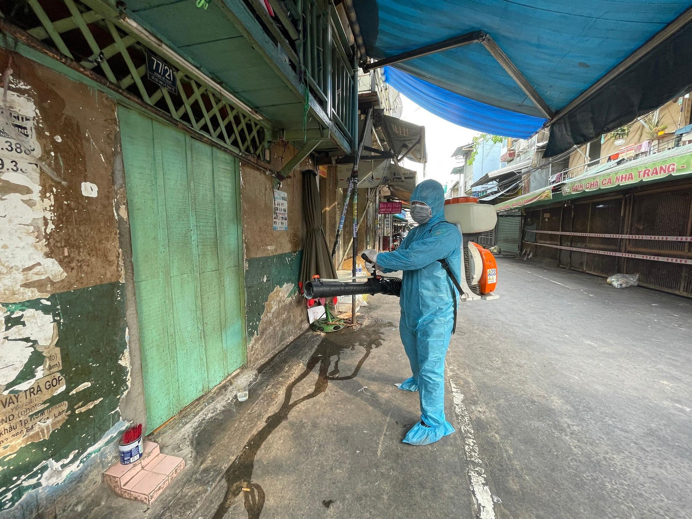 Đại dịch khiến mọi cửa hàng, quán ăn uống đều phải tạm thời ngừng hoạt động