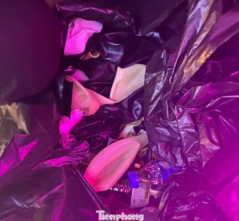 Vỏ bóng cao su để bơm khí N2O phục vụ dân chơi.