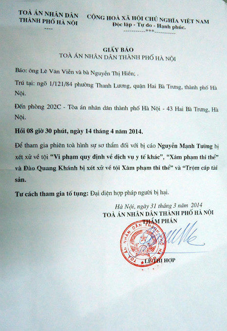 Trả hồ sơ, yêu cầu điều tra bổ sung vụ 'bác sỹ ném xác' ảnh 9