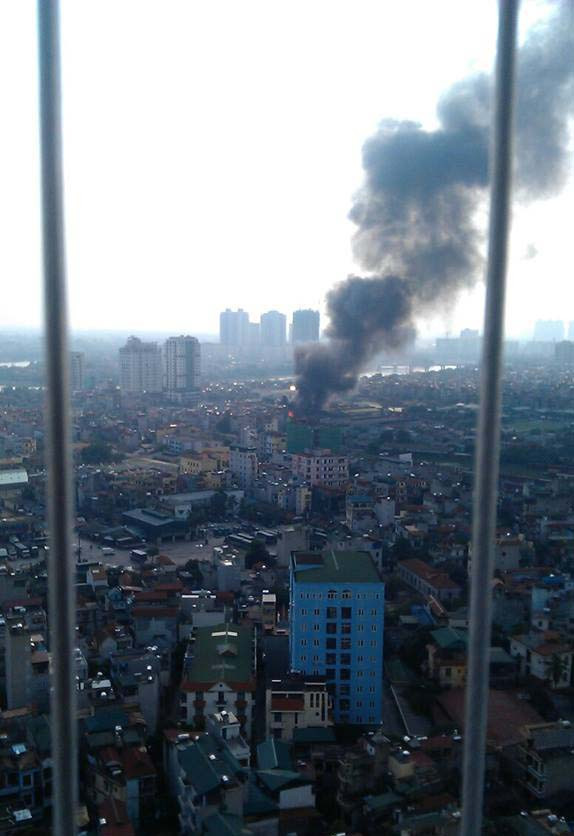 Cháy lớn ở phố Đại Từ, hai nhà xưởng chìm trong lửa khói ảnh 17