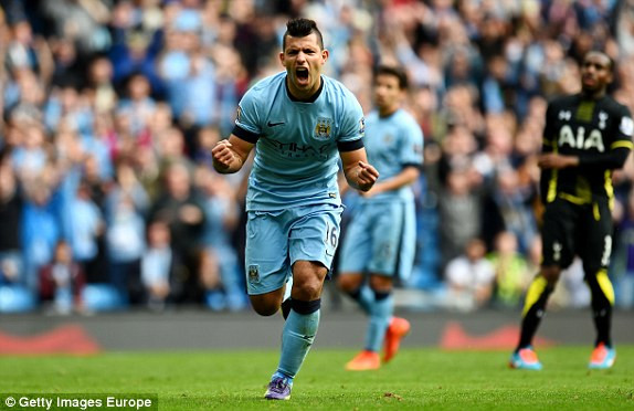 Aguero lập 'poker', Man City đại thắng Tottenham ảnh 4