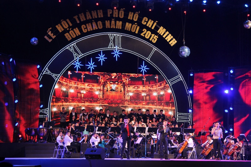 Rực sáng pháo hoa chào mừng năm mới 2015 ảnh 31