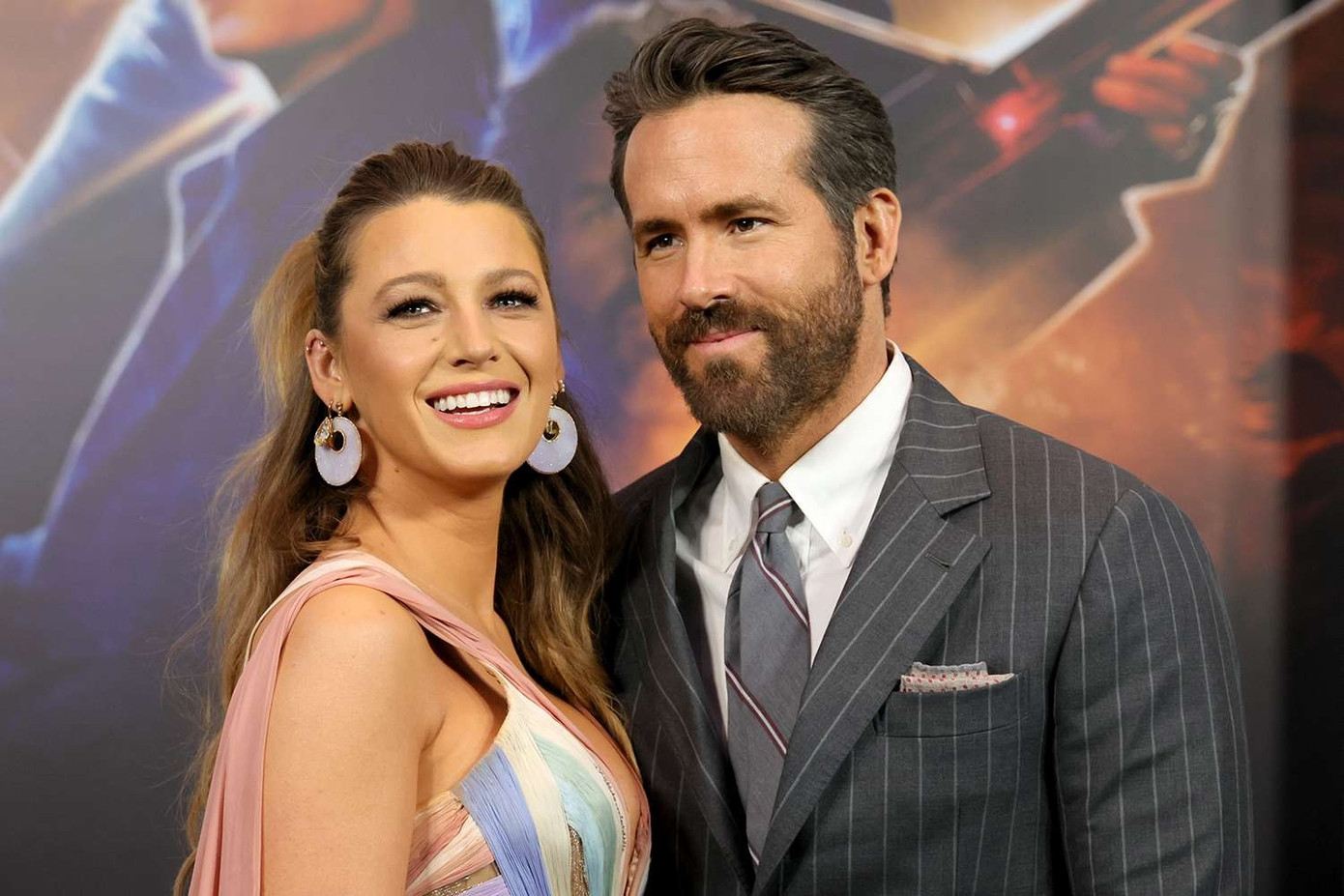 Ryan Reynolds và vợ Blake Lively. Ảnh: Filmmagic. Ryan Reynolds và vợ Blake Lively. Ảnh: Filmmagic.
