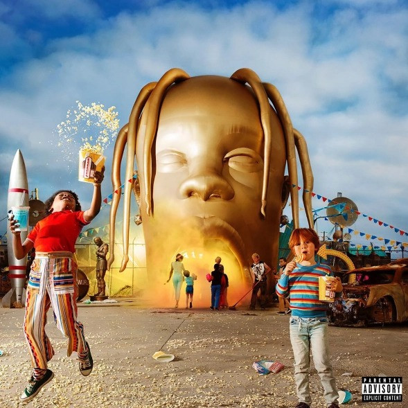 Bìa album Astroworld của Travis Scott. Ảnh: IG. Bìa album Astroworld của Travis Scott. Ảnh: IG.