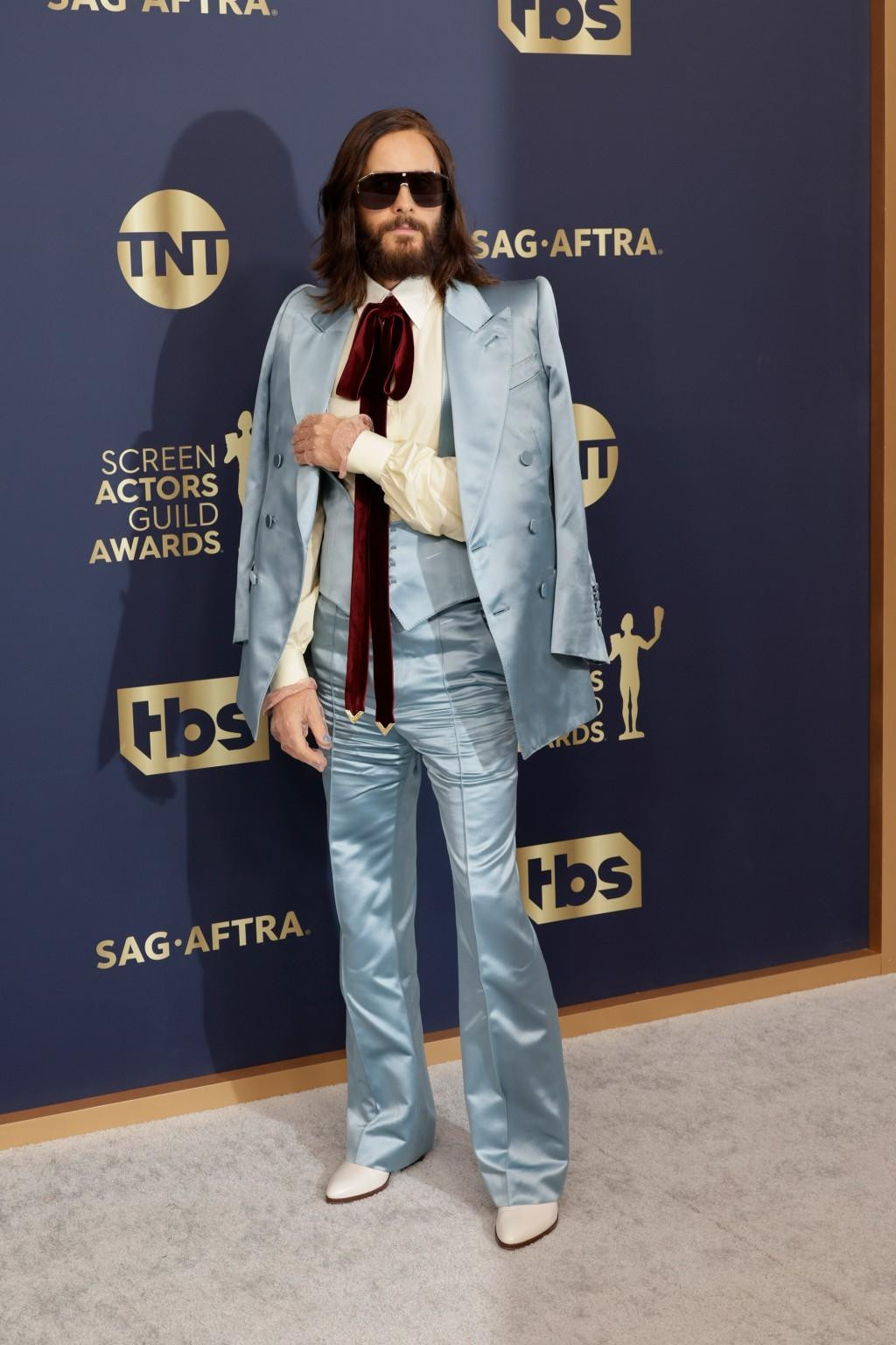 Jared Leto luôn bóng bẩy, chải chuốt mỗi lần xuất hiện công khai.