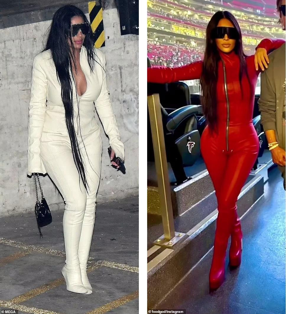 So với Julia, Chaney càng phù hợp hơn với biệt danh "bản sao Kim Kardashian". Bộ đồ của mẫu nữ 9x gần như giống hệt trang phục Kim mặc tại sự kiện ra mắt album "Donda" ở Atlanta, Georgia, vào năm ngoái. Nhiều người cho rằng, Kanye không muốn có tình yêu mới mà chỉ muốn tìm một thế thân của vợ cũ.