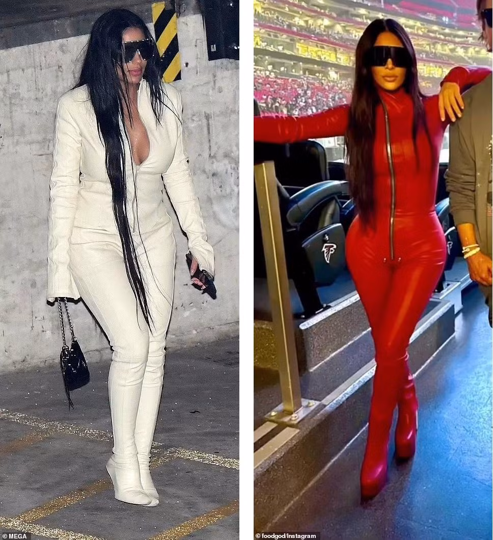 So với Julia, Chaney càng phù hợp hơn với biệt danh "bản sao Kim Kardashian". Bộ đồ của mẫu nữ 9x gần như giống hệt trang phục Kim mặc tại sự kiện ra mắt album "Donda" ở Atlanta, Georgia, vào năm ngoái. Nhiều người cho rằng, Kanye không muốn có tình yêu mới mà chỉ muốn tìm một thế thân của vợ cũ.