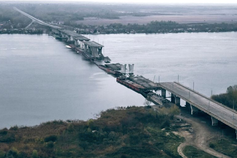 Một đoạn sông Dnieper. (Ảnh: AP)