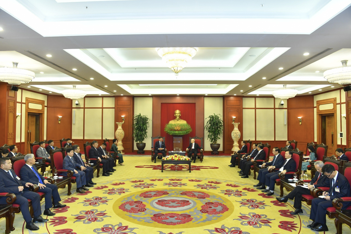 Toàn cảnh cuộc tiếp. (Ảnh: Nhật Minh) Toàn cảnh cuộc tiếp. (Ảnh: Nhật Minh)