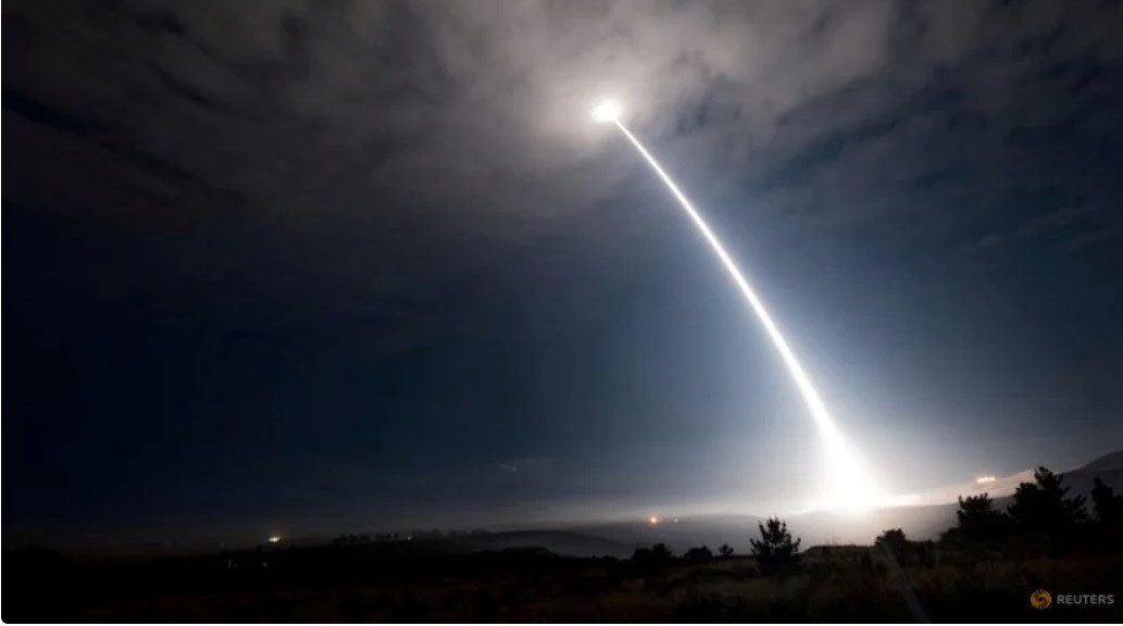 Một tên lửa Minuteman III của Mỹ được phóng thử năm 2017. (Ảnh: Reuters) Một tên lửa Minuteman III của Mỹ được phóng thử năm 2017. (Ảnh: Reuters)