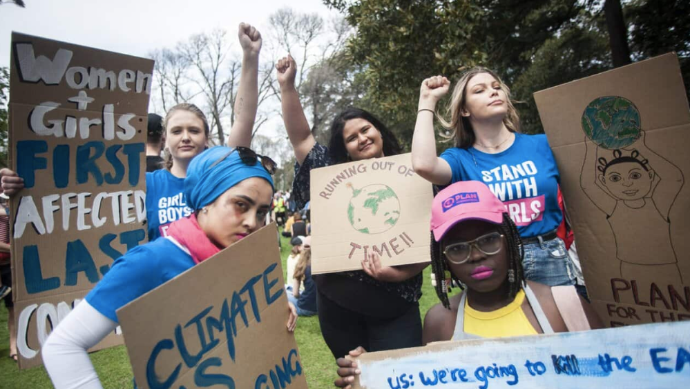 Nhóm hoạt động của vì quyền của các trẻ em gái ở Úc. (Ảnh: Plan International) Nhóm hoạt động của vì quyền của các trẻ em gái ở Úc. (Ảnh: Plan International)