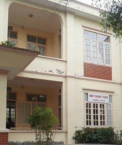 Căn phòng xảy ra vụ đánh bài nằm trên tầng 2 của Trung tâm Y tế