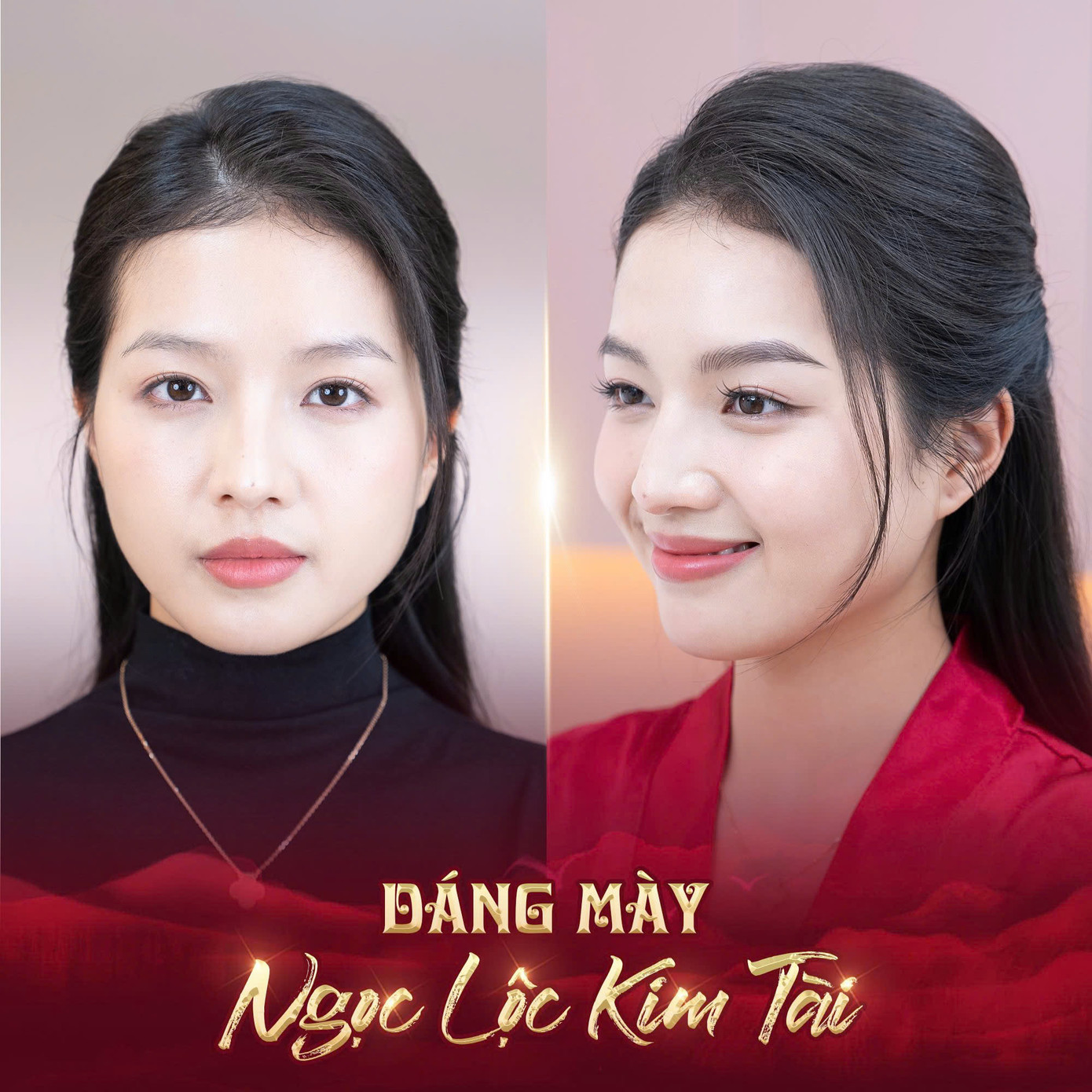 Nhiều sao Việt xuất hiện trong video quảng cáo làm chân mày phong thủy.