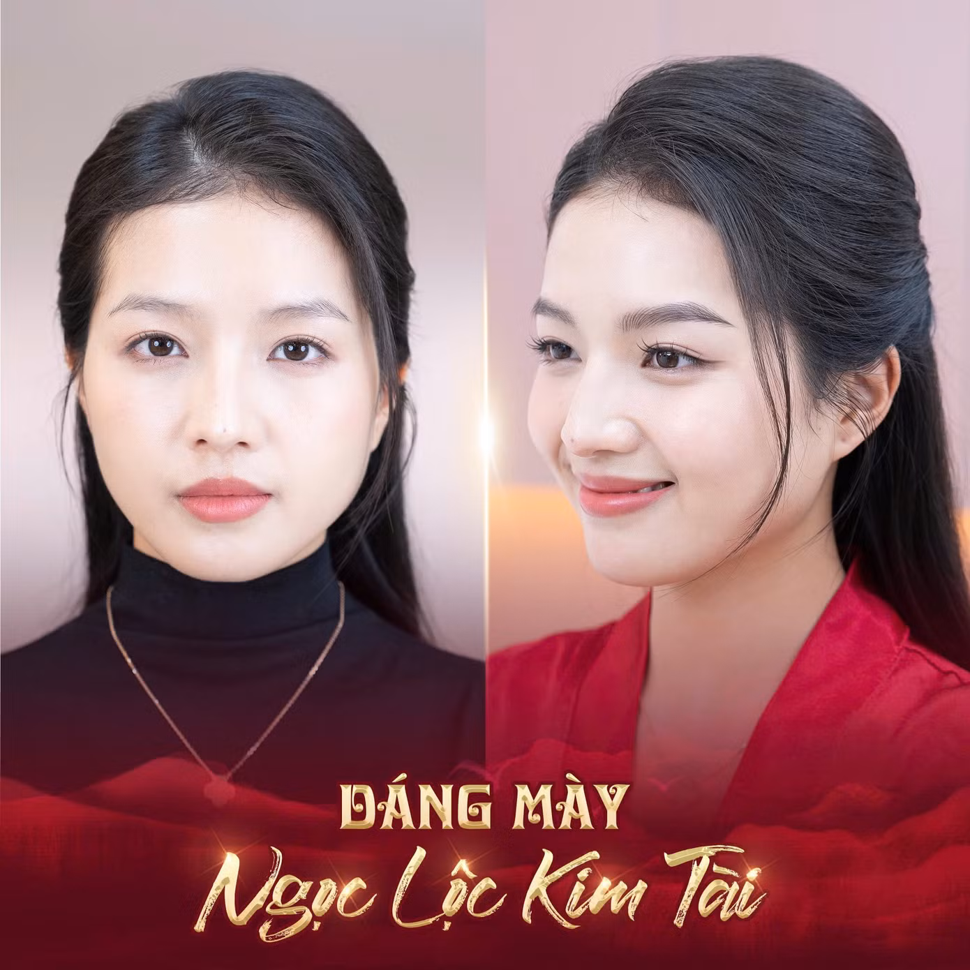 Nhiều sao Việt xuất hiện trong video quảng cáo làm chân mày phong thủy.