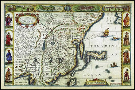 Bản đồ cổ Vương quốc Trung Hoa (The Kingdom of China) năm 1626 (biên giới Trung Hoa đến đảo Hải Nam). Bản đồ cổ Vương quốc Trung Hoa (The Kingdom of China) năm 1626 (biên giới Trung Hoa đến đảo Hải Nam)