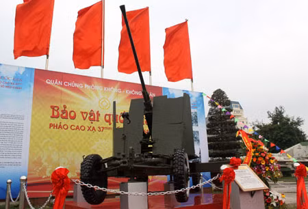 Bảo vật quốc gia Pháo cao xạ 37mm số hiệu 510681. Bảo vật quốc gia Pháo cao xạ 37mm số hiệu 510681