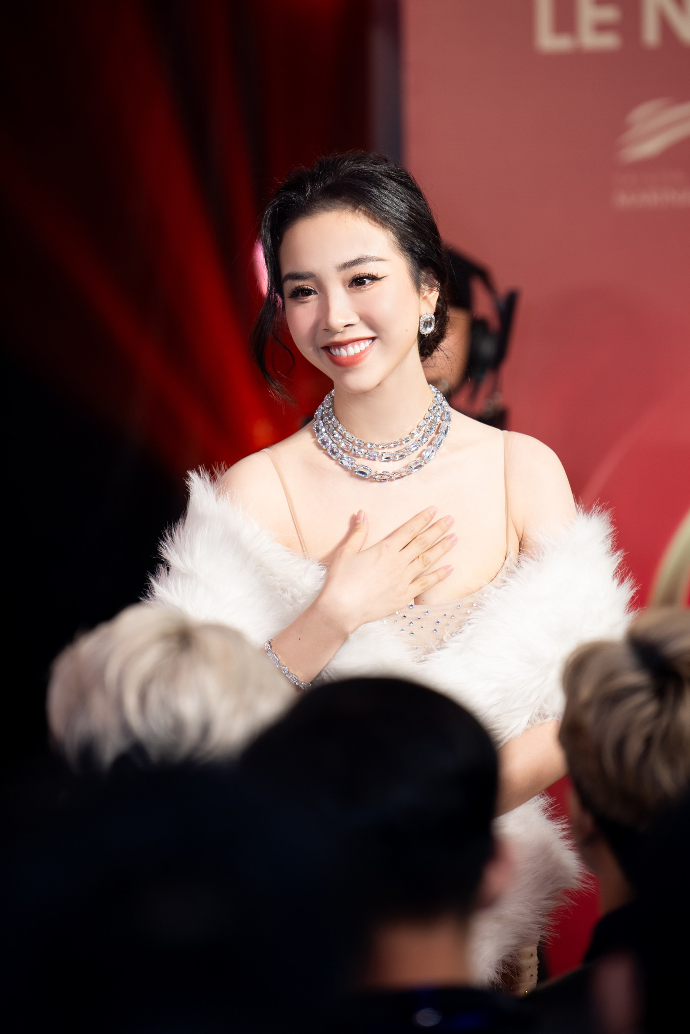 Các người đẹp gửi lời chúc Ngọc Hằng sẽ đạt thành tích cao tại Hoa hậu Liên lục địa 2023.