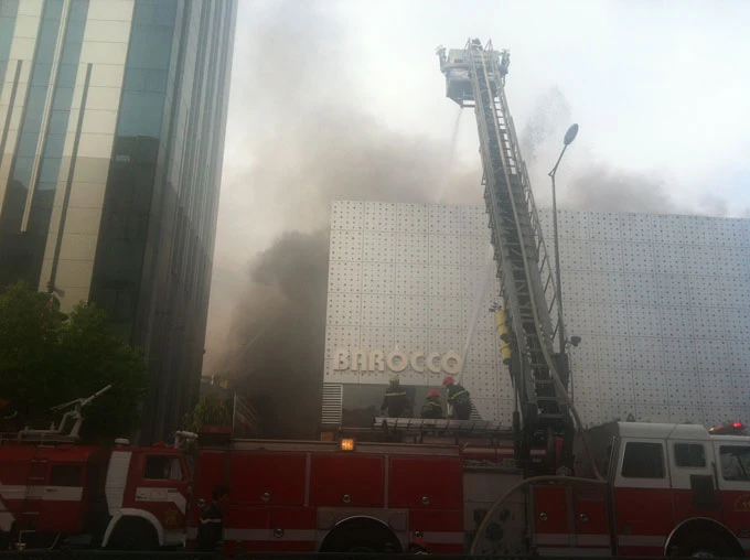 Hiện trường đám cháy