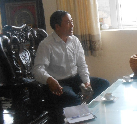 Ông Đỗ Đình Hùng, Giám đốc Bệnh viện Đa khoa huyện Thiệu Hóa