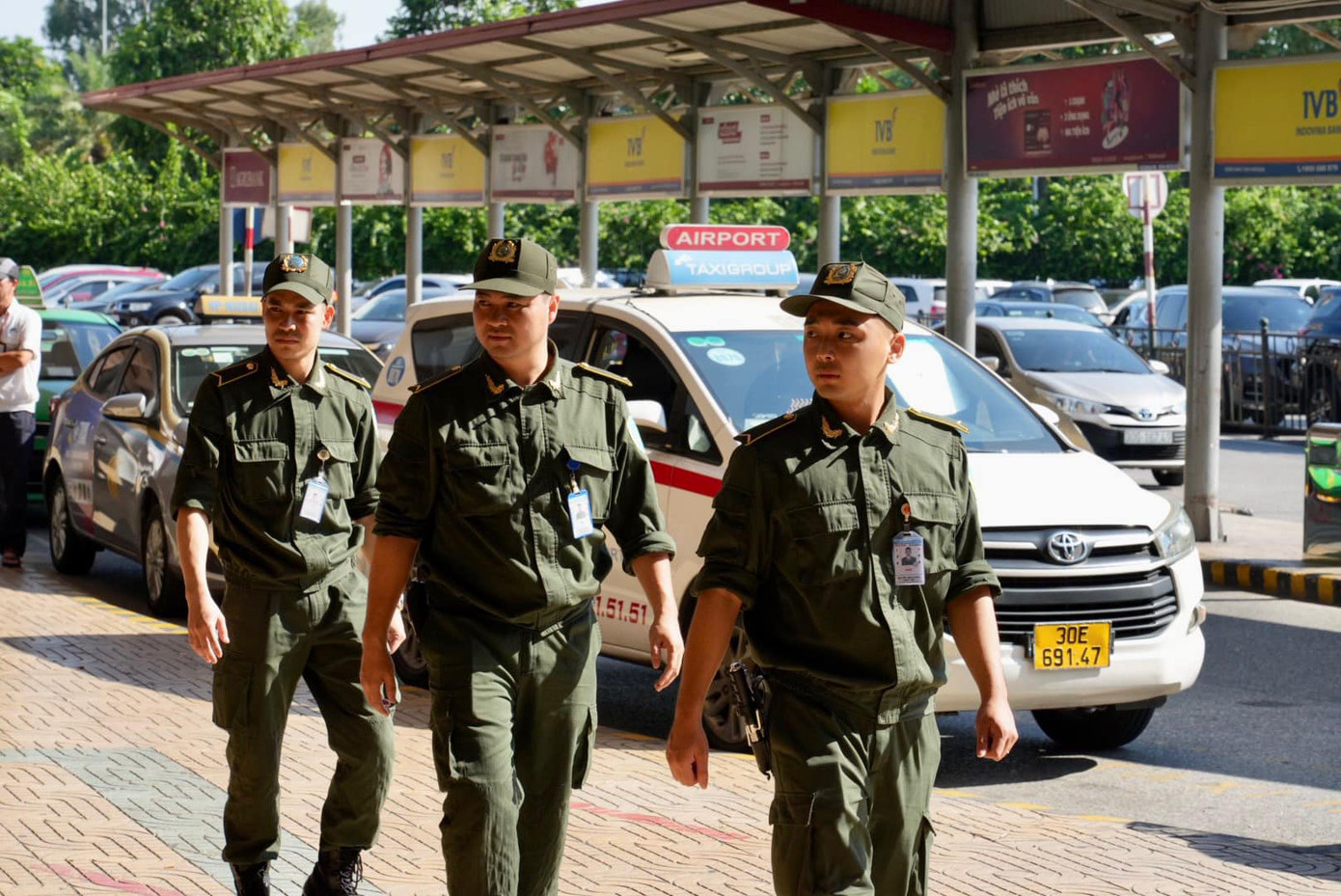 Áp dụng biện pháp an ninh cấp độ 1 đến hết ngày 1/5 tại sân bay Nội Bài. Ảnh: NIA.