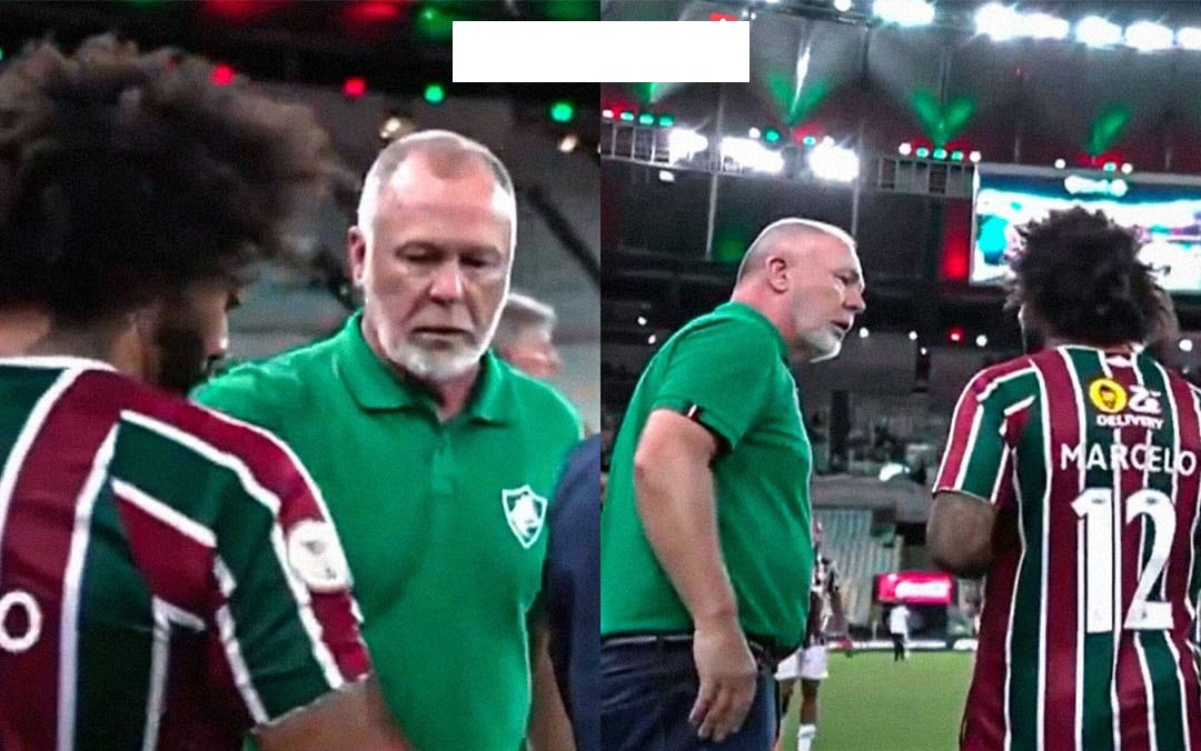 Marcelo phản ứng với HLV Mano Menezes