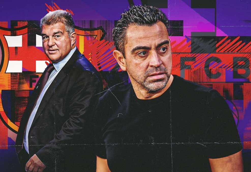 Xavi bị Laporta sa thải vì công khai chỉ trích tình hình tài chính của Barcelona Xavi bị Laporta sa thải vì công khai chỉ trích tình hình tài chính của Barcelona